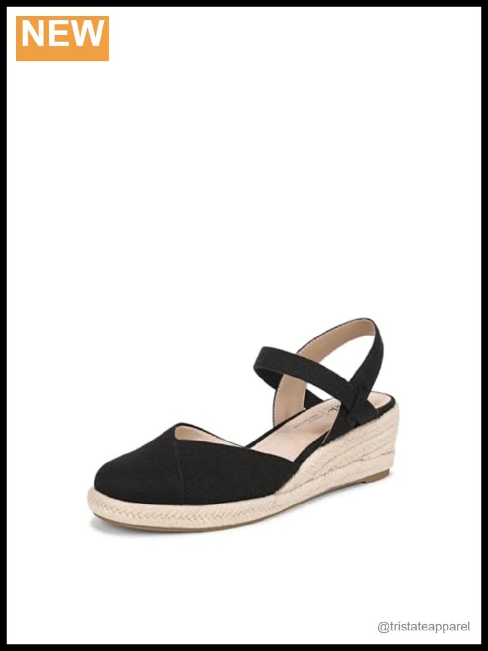 LifeStride Pilar Espadrille Wedge Sandal – Women's Closed Toe Slip-On